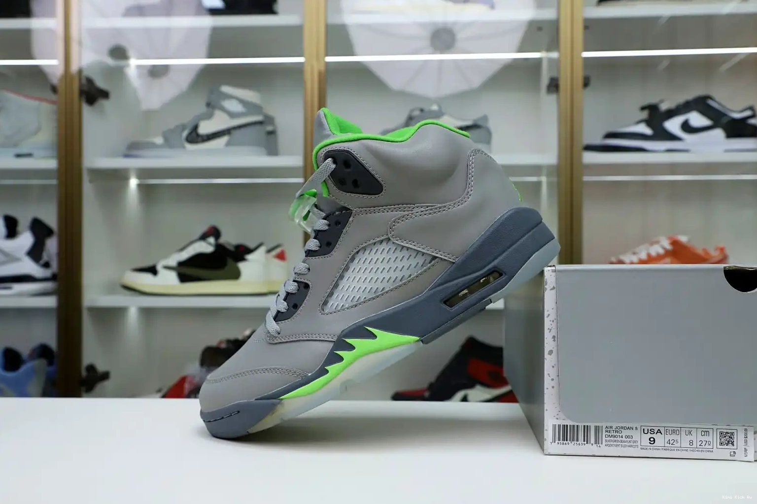 5 RETRO 2022 AIR 'GREEN JORDAN Kimikick BEAN' 0409